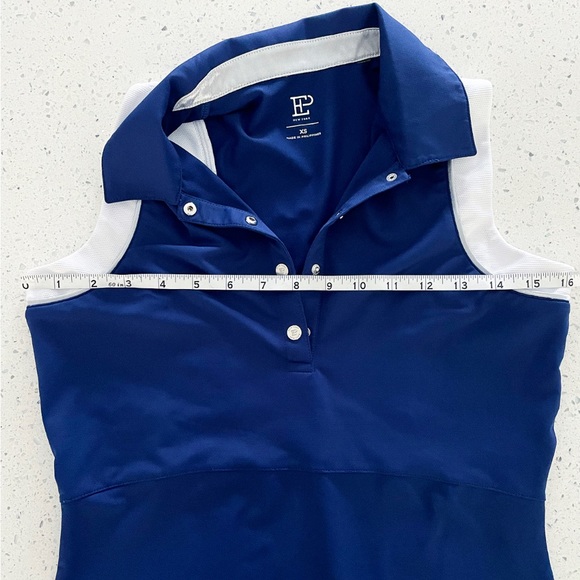 EP New York Sleeveless Tennis / Golf Top Navy Blue XS - Picture 3 of 7